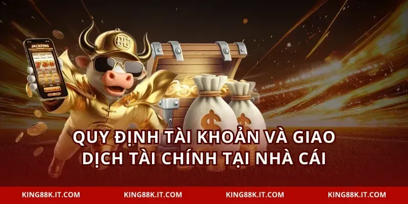 Quy định tài khoản và giao dịch tài chính tại nhà cái